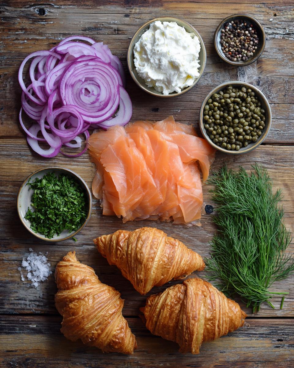 Smoked Salmon Croissant Sandwich - detail 1