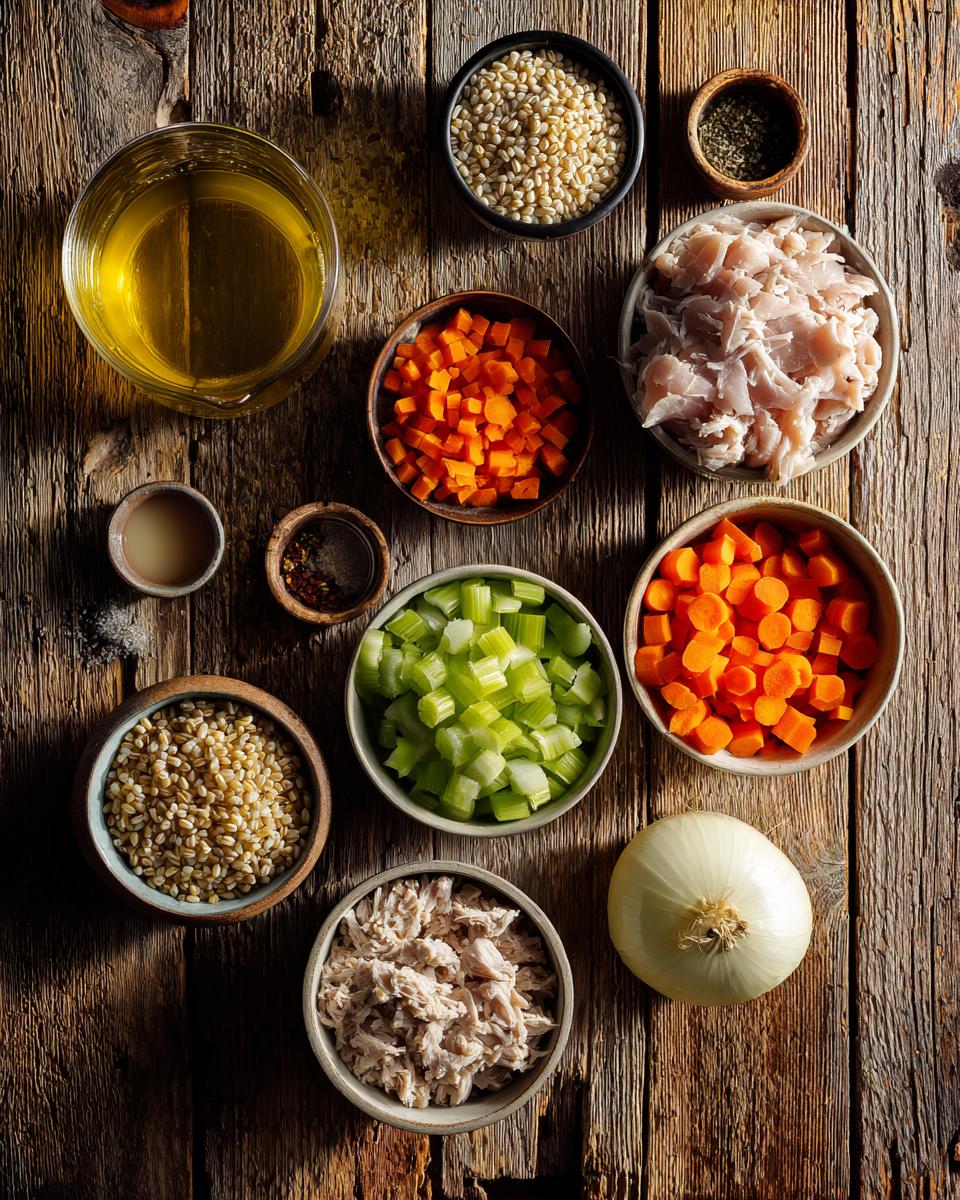 Turkey Barley Soup - detail 1