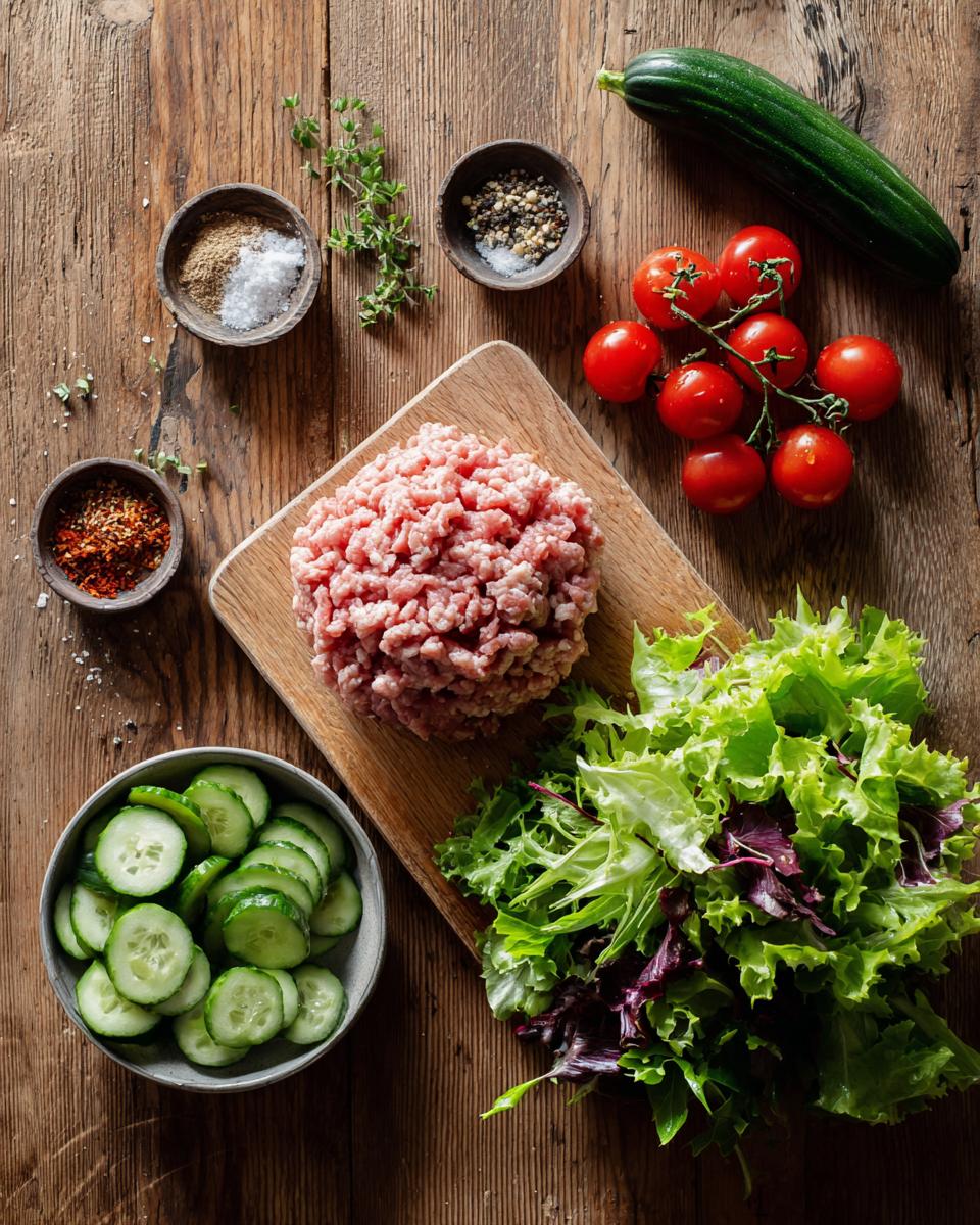Turkey Burger Bowls - detail 1